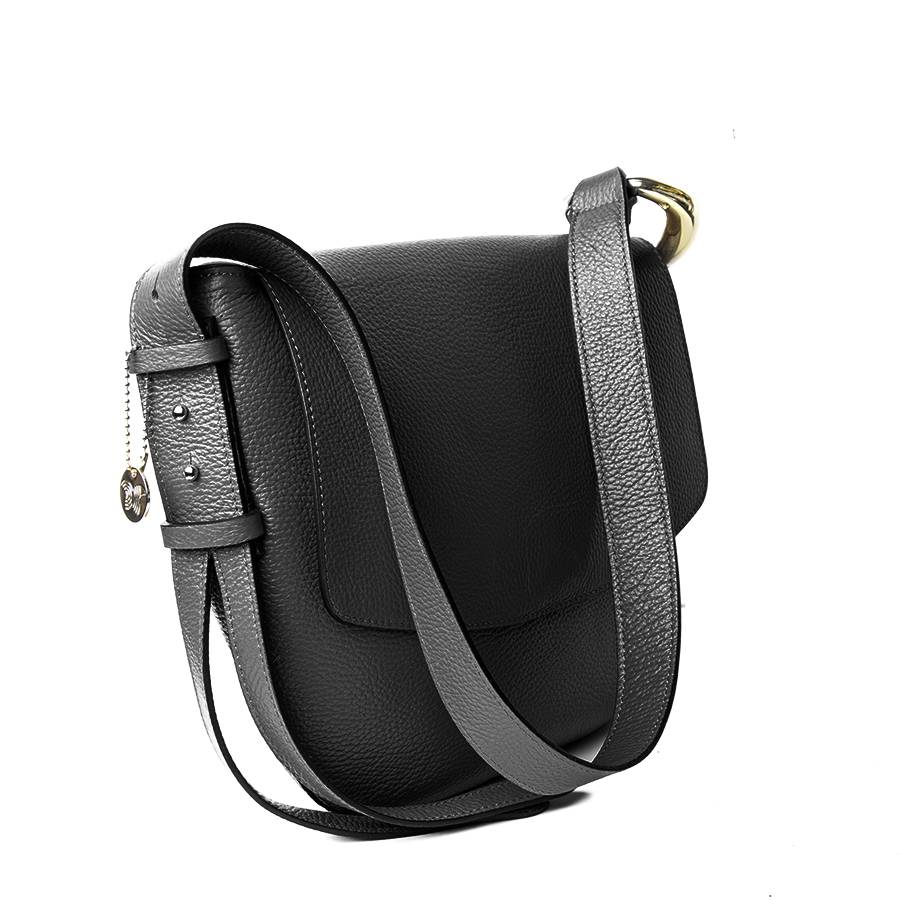 Laura Di Maggio ZELDA – borsa a spalla in pelle nera Pezzi Unici