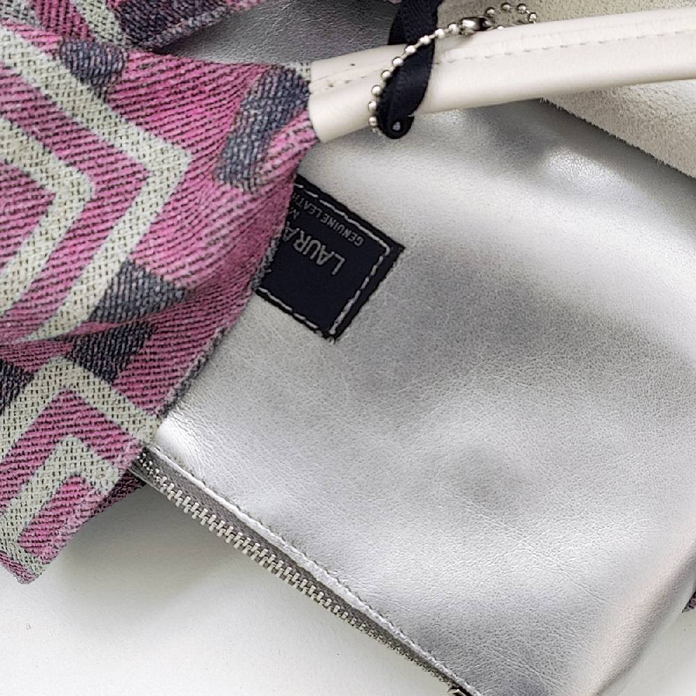 Laura Di Maggio FANTASY SAC – Sacca in tessuto stampato rosa Presa