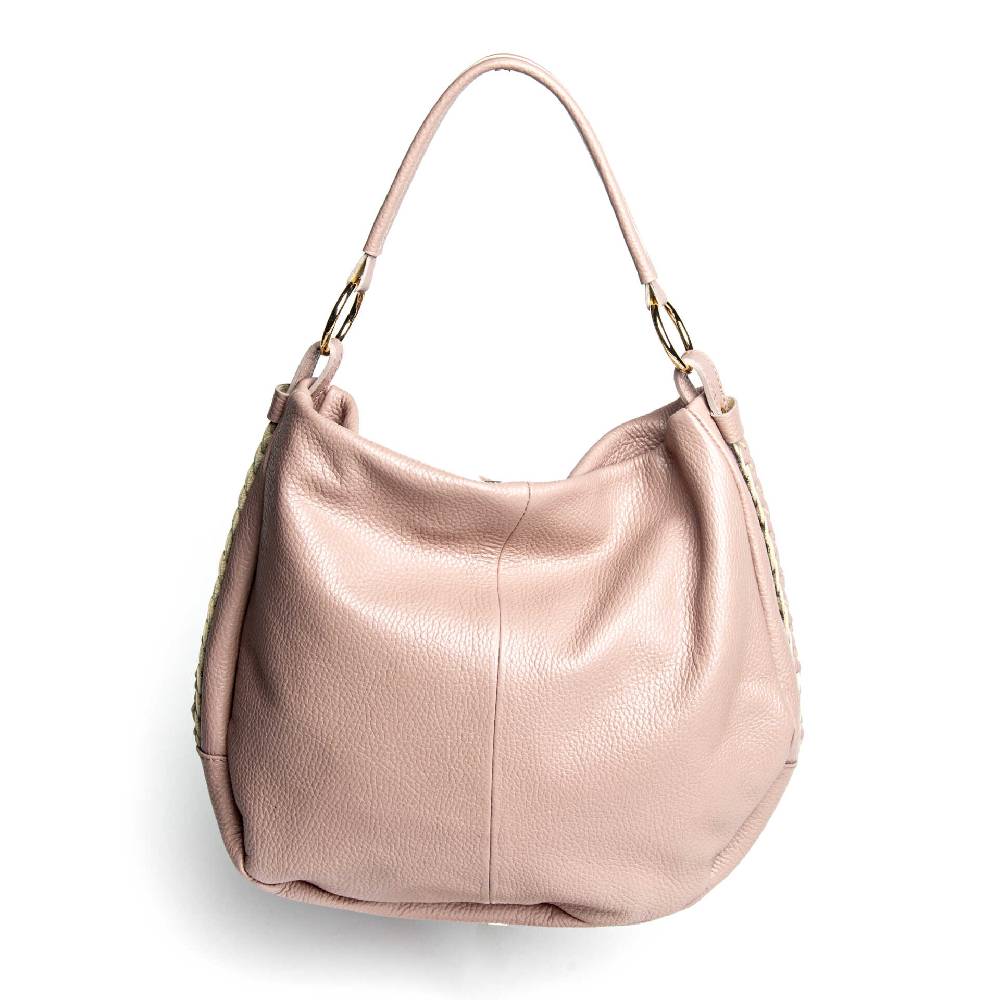 Laura Di Maggio JENNY – Sacca morbida in pelle dollaro rosa antico