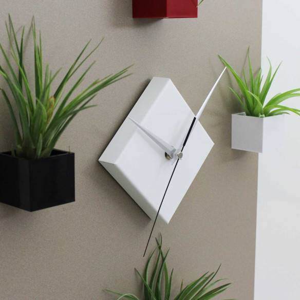 Kalamitica Kronos - Orologio Magnetico Quadrato / Bianco Opaco Offerte