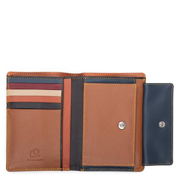 Mywalit Portafoglio Verticale da Uomo Doppio Scomparto Bosco Moda