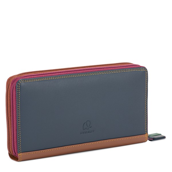 Mywalit Portafoglio con doppia zip grande Bosco 2025