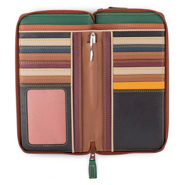 Mywalit Portafoglio con doppia zip grande Bosco 2025