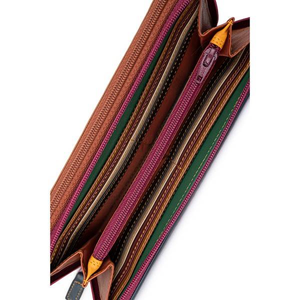 Mywalit Portafoglio con doppia zip grande Bosco 2025