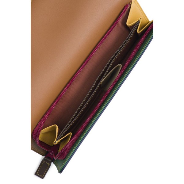 Mywalit Portafoglio a tre ante con zip Bosco Promozione