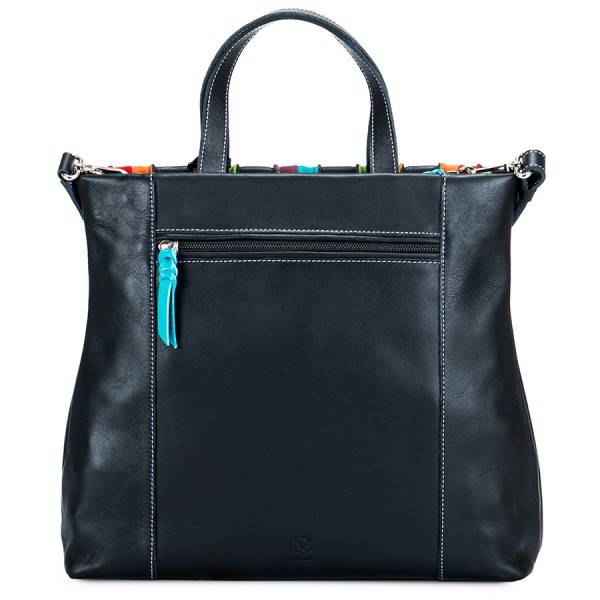 Mywalit Borsa Shopper Laguna in pelle e camoscio Nero Acquista Ora