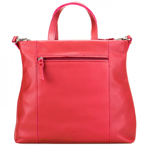 Mywalit Borsa Shopper Laguna in pelle e camoscio Vesuvio Consegna Veloce