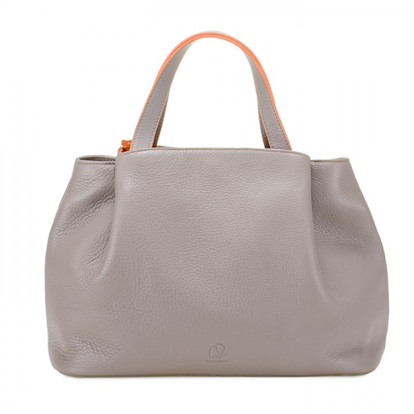 Mywalit Borsa con manici Verona media Fumo Presa