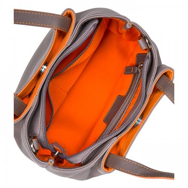 Mywalit Borsa con manici Verona piccola Fumo Outlet