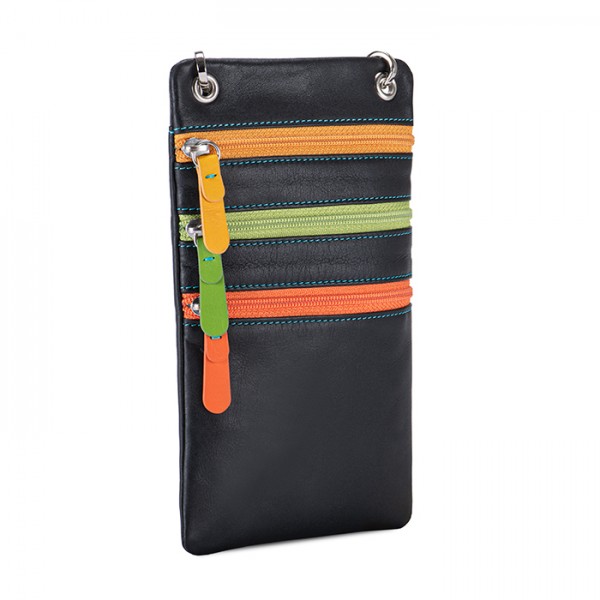 Mywalit Organiser con tripla zip da collo Black Pace Hotsell