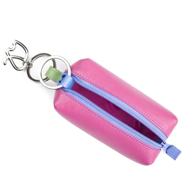 Mywalit Portamonete/Portachiavi Elefante con zip Viola Moda