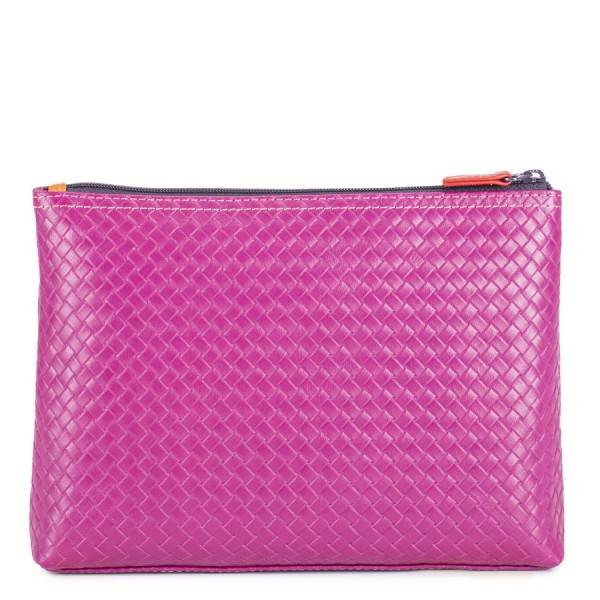 Mywalit Make-Up Case Grande Linea Embossed Nappa Sangria Multi Presa