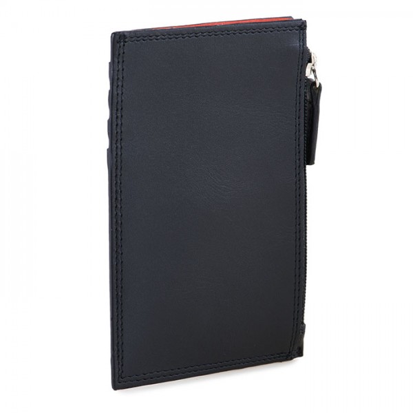 Mywalit Porta carte di credito con portamonete e tecnologia RFID Nero-Arancione Sconto