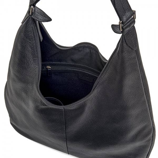 Mywalit Borsa a spalla Bergamo grande Nero Nuova