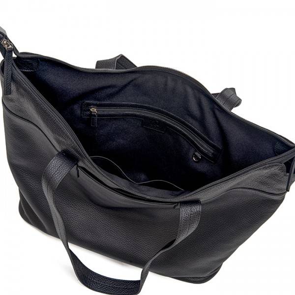 Mywalit Borsa Shopper Bergamo Nero Italy