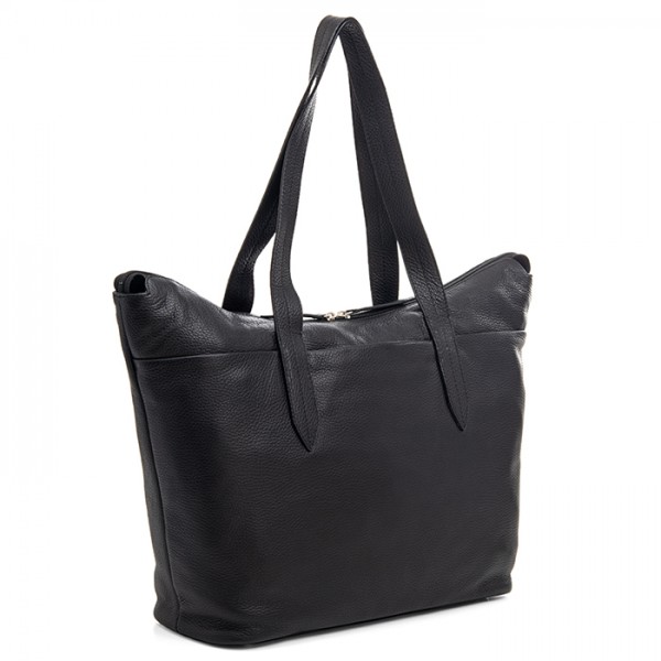 Mywalit Borsa Shopper Bergamo Nero Italy