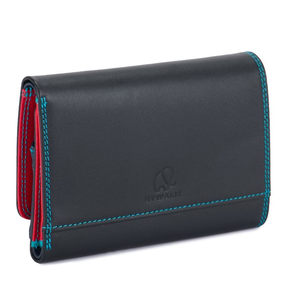 Mywalit Portafoglio a tre scomparti Black Pace Qualità