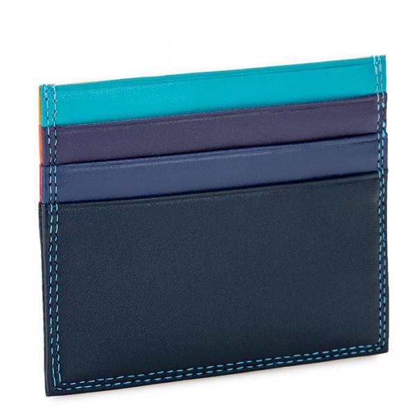 Mywalit Porta carte di credito doppio con tecnologia RFID Nappa Black Pace Spedizione Gratuita
