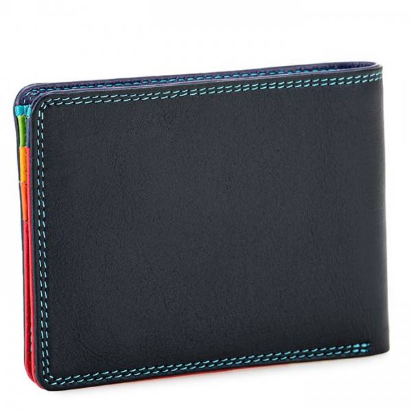 Mywalit Portafoglio jeans da uomo con tecnologia RFID Nappa Black Pace Soddisfazione Garantita