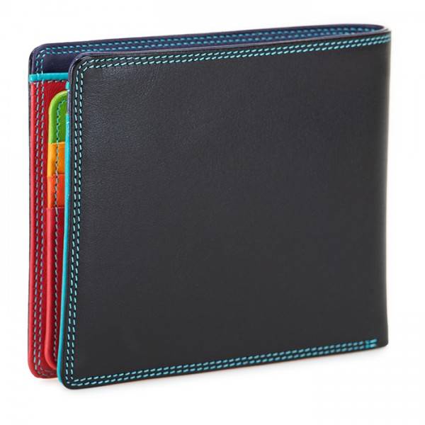 Mywalit Portafoglio da uomo grande con lente e protezione RFID Nappa Black Pace Qualità Garantita