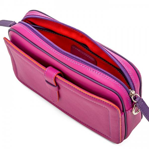 Mywalit Borsa a Tracolla in Pelle Piccola Sangria Multi Outlet