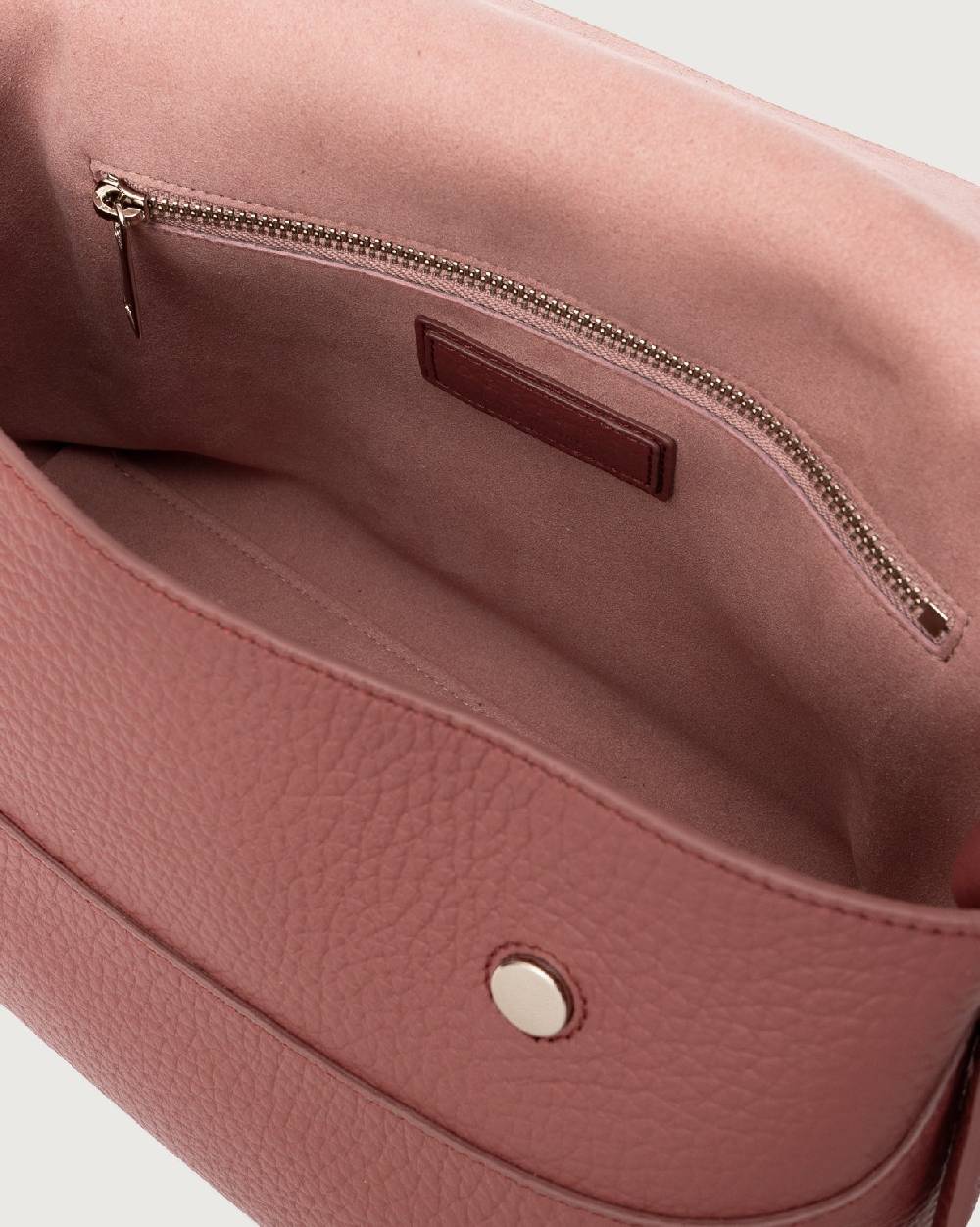 Orciani Borsa a spalla Nana Soft in pelle martellata con tracolla Ultimo giorno