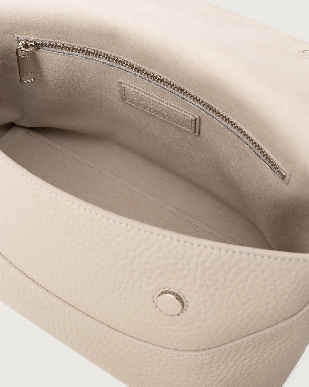 Orciani Borsa a spalla Nana Soft in pelle martellata con tracolla Promozione temporanea