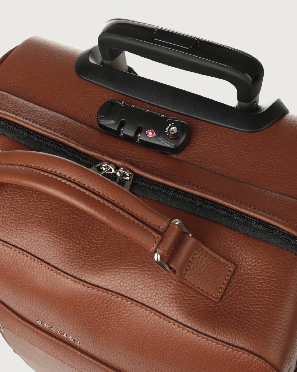 Orciani Trolley Micron due ruote in pelle Offerte