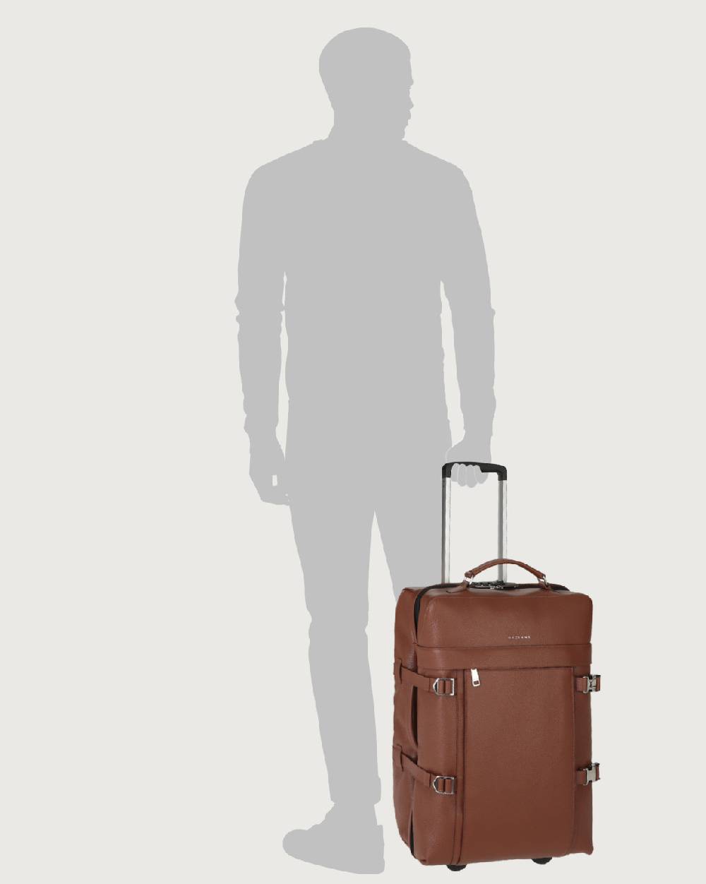 Orciani Trolley Micron due ruote in pelle Offerte
