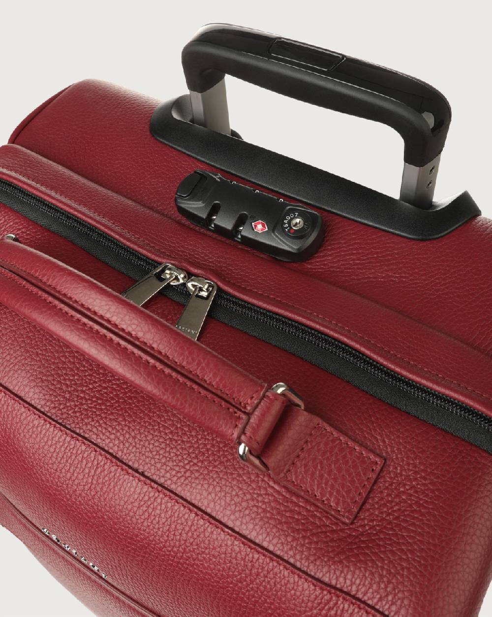 Orciani Trolley Micron due ruote in pelle Vendita Economica