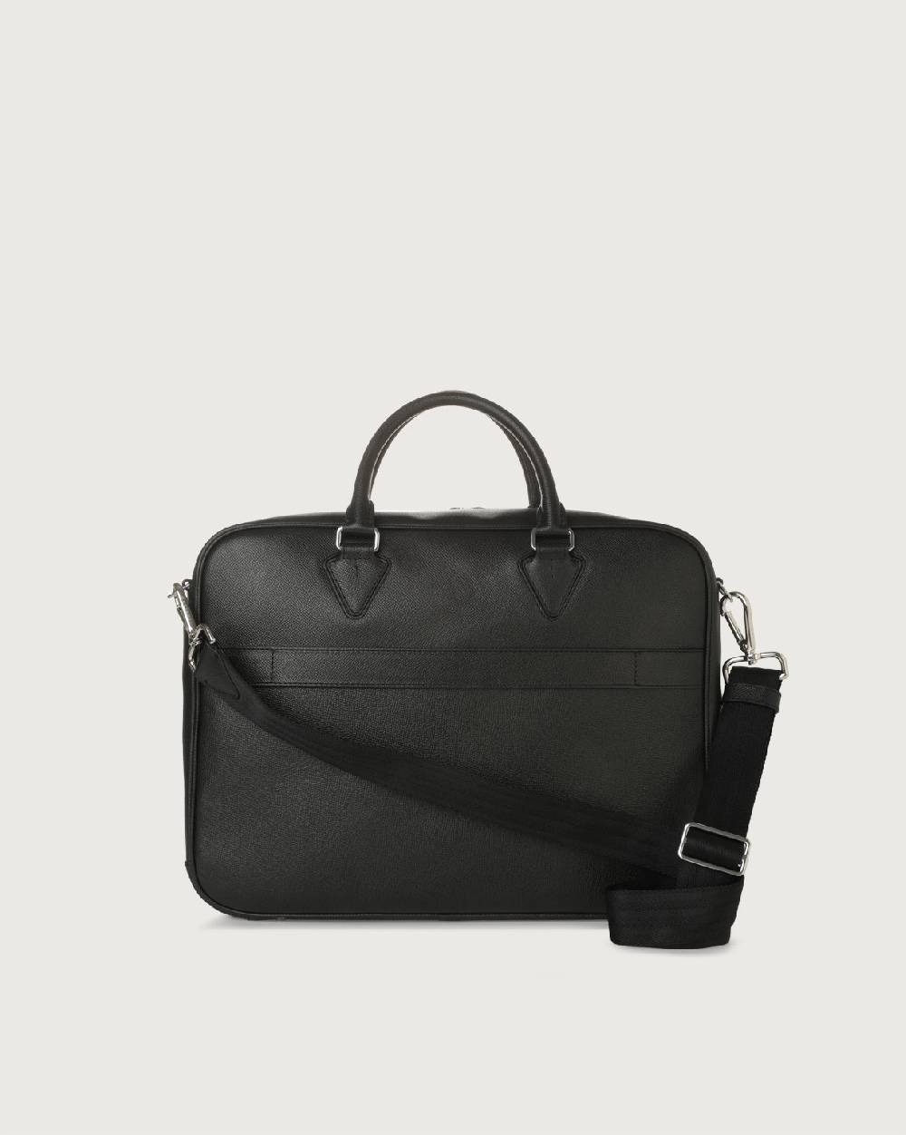 Orciani Borsa a mano Business slim Timeless in pelle palmellata Sconto