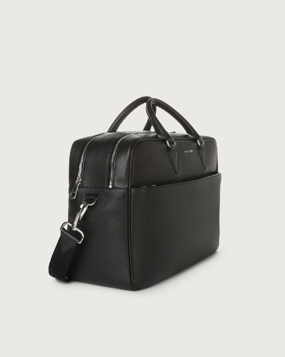 Orciani Borsa a mano Business Timeless in pelle palmellata Negozio