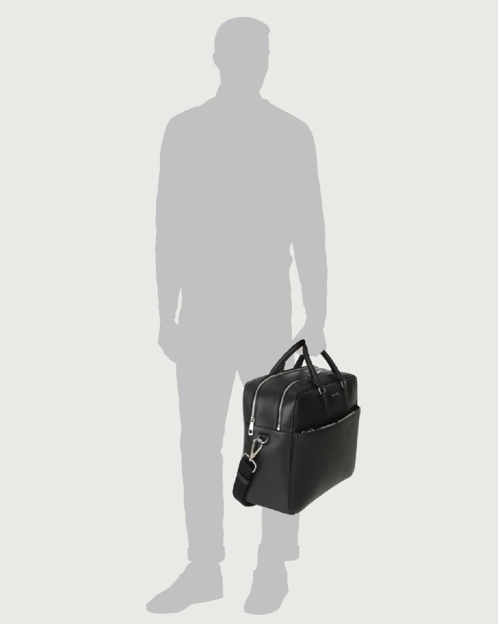 Orciani Borsa a mano Business Timeless in pelle palmellata Negozio
