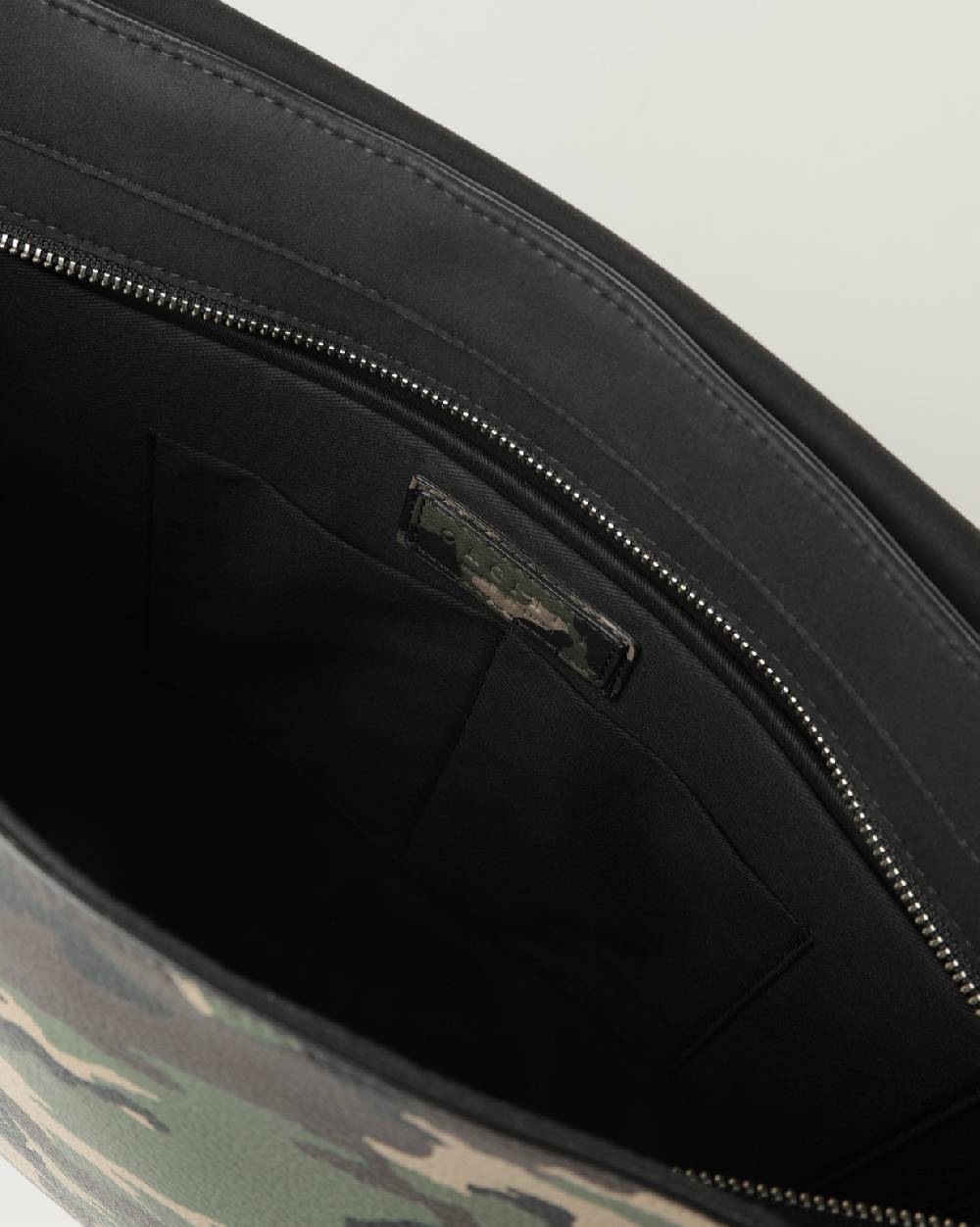 Orciani Borsa messenger Camouflage in pelle In Saldo