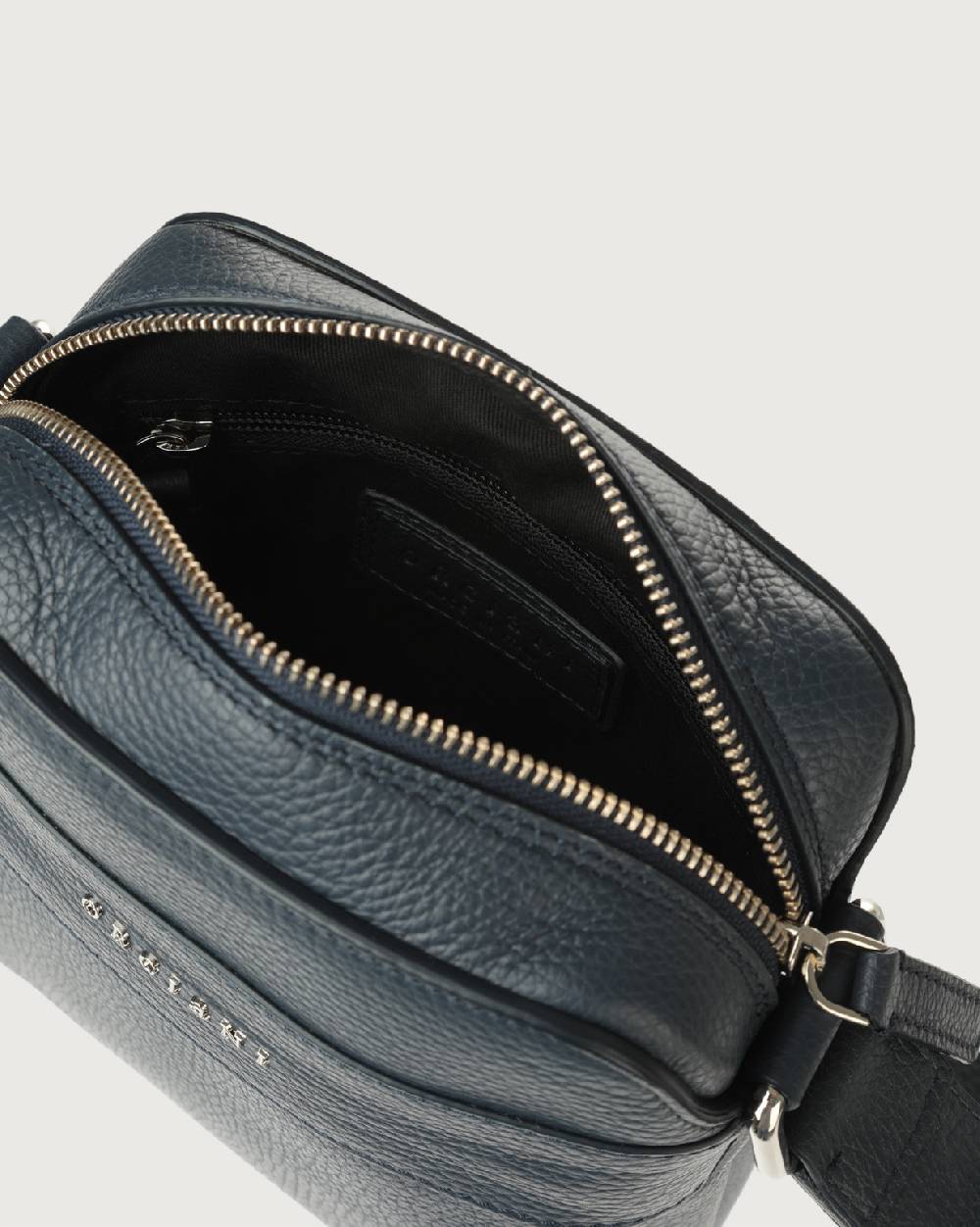 Orciani Borsa messenger piccola Micron in pelle Italy