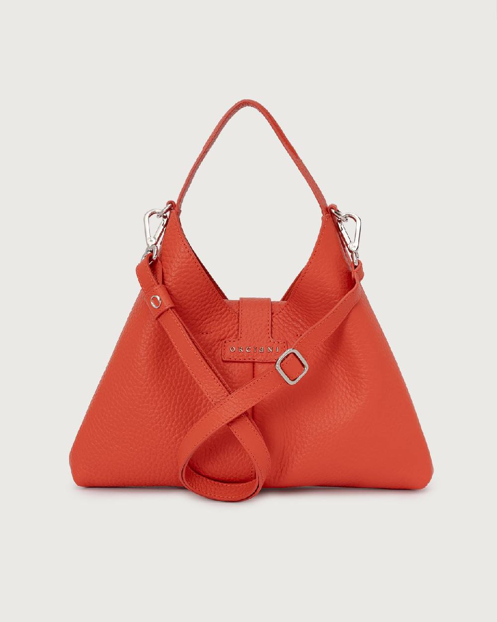 Orciani Borsa a mano Vita Soft piccola in pelle con tracolla Saldi Di Fabbrica