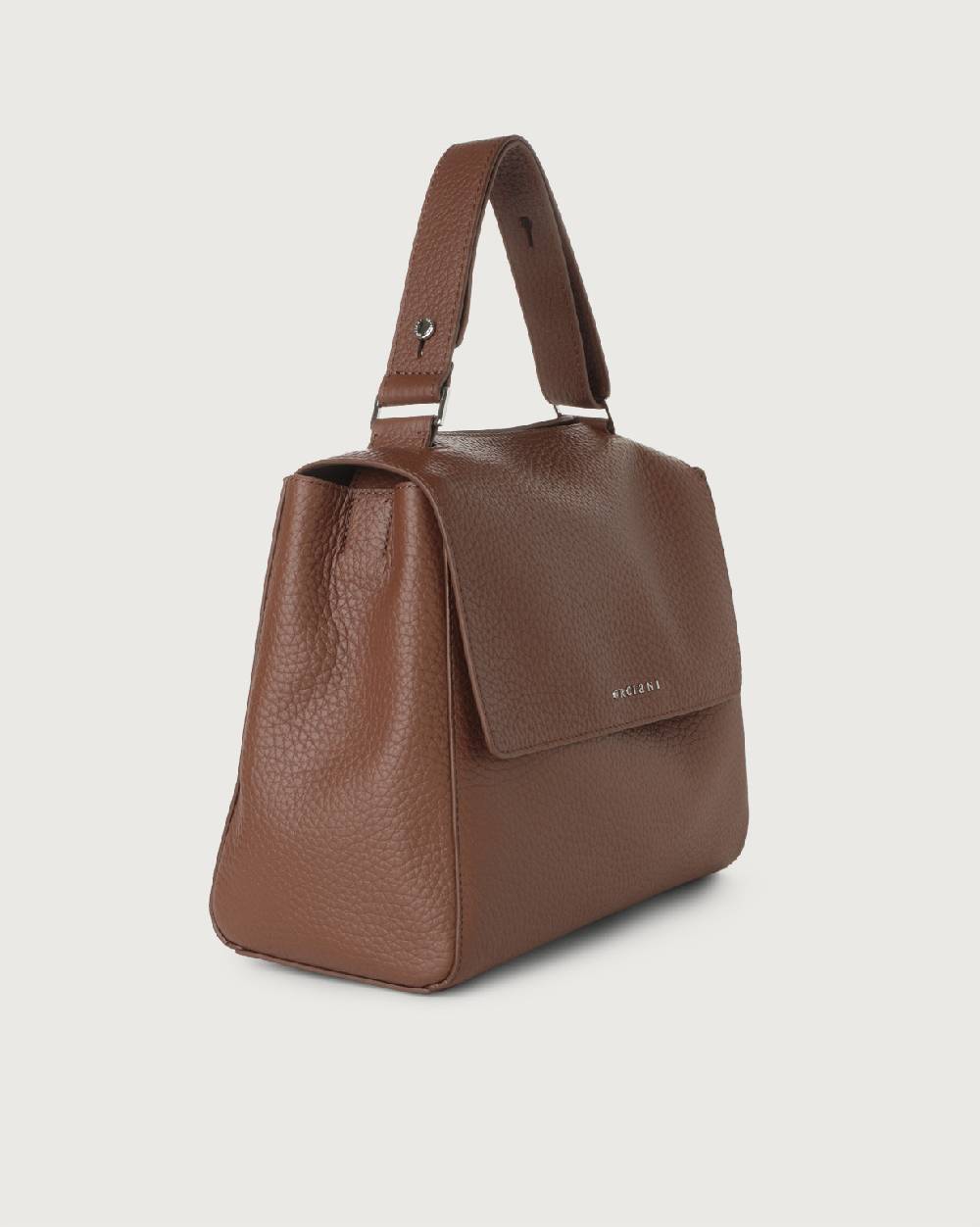 Orciani Borsa Sveva Soft Media a spalla in pelle con tracolla Vendite Flash