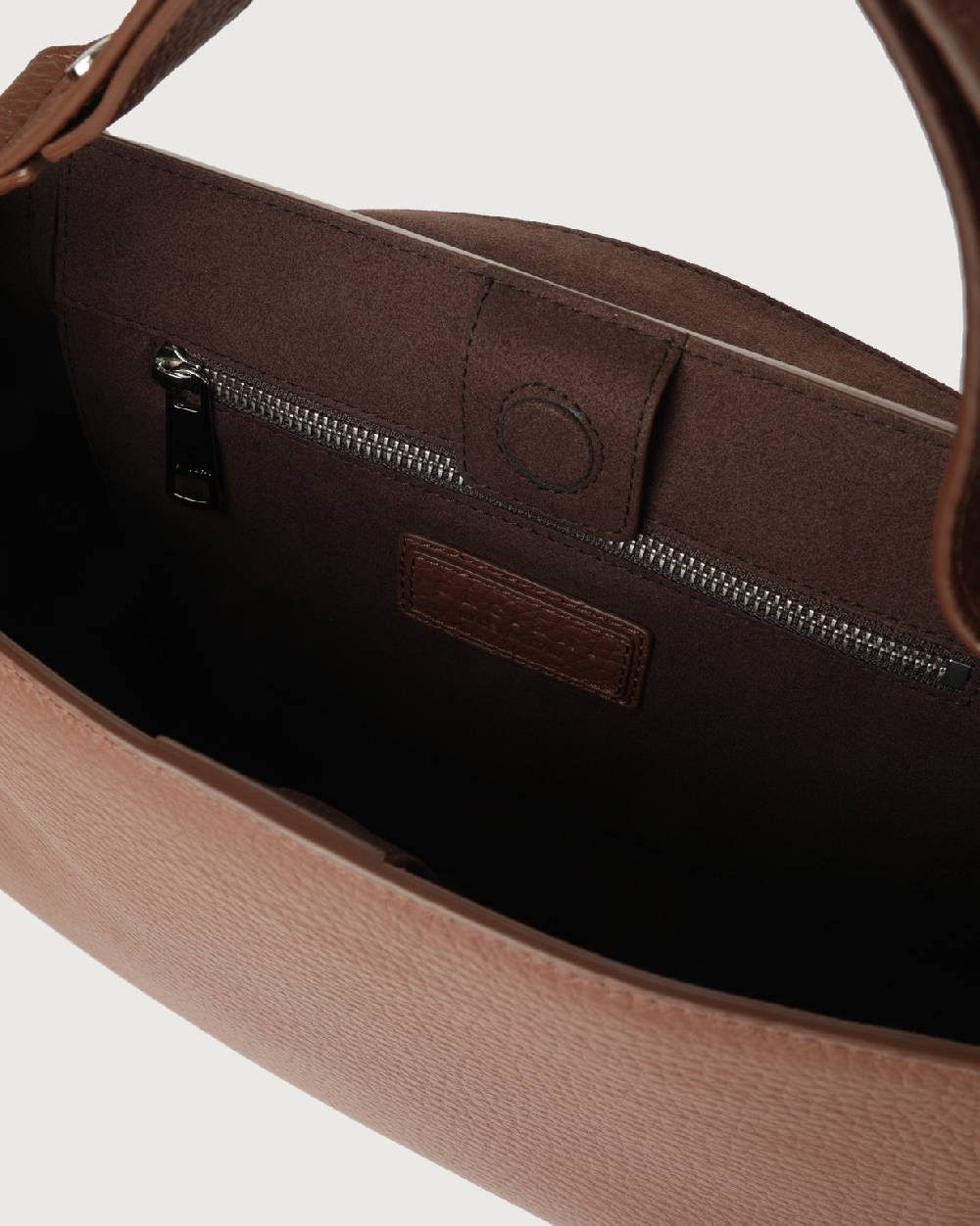 Orciani Borsa Sveva Soft Media a spalla in pelle con tracolla Vendite Flash