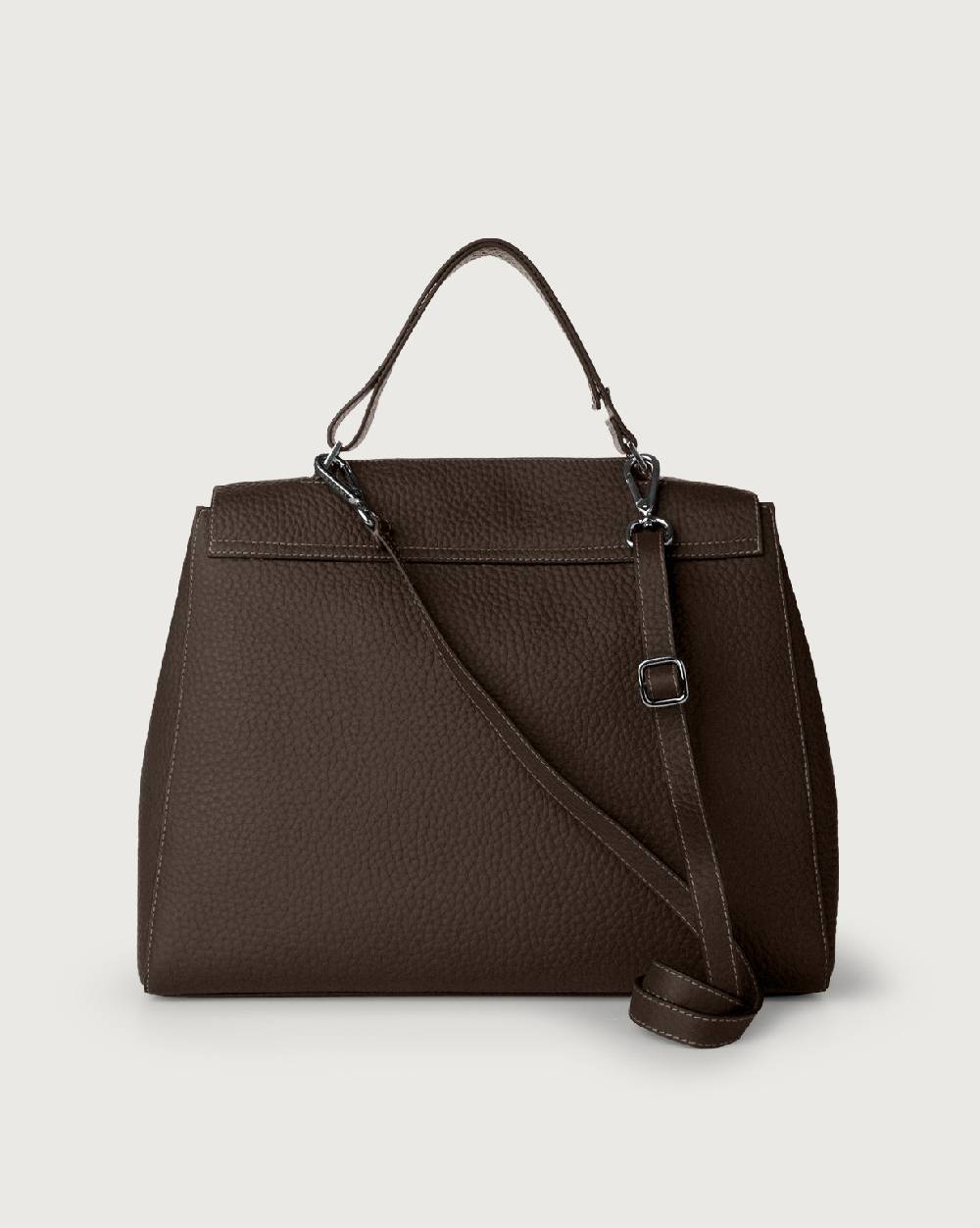 Orciani Borsa a spalla grande Sveva Soft in pelle con tracolla Nuova