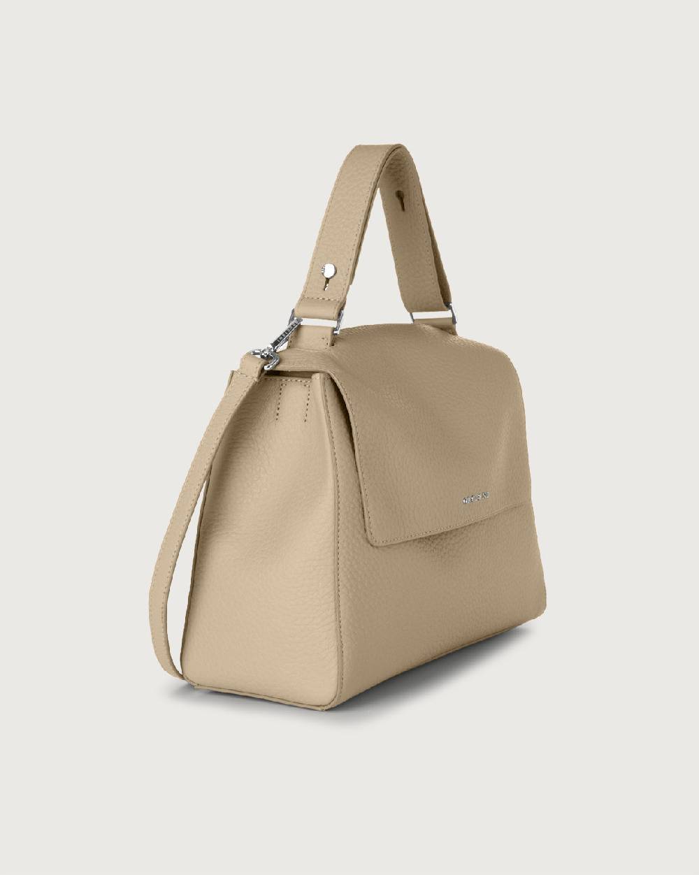 Orciani Borsa Sveva Soft Media a spalla in pelle con tracolla Nuovo