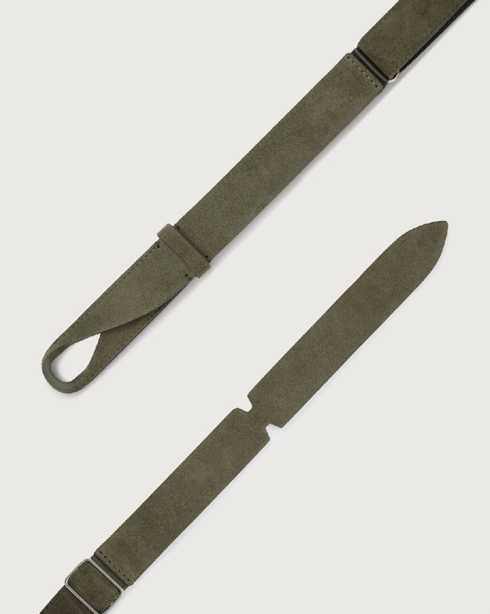 Orciani Cintura Nobuckle Suede in camoscio Promozione