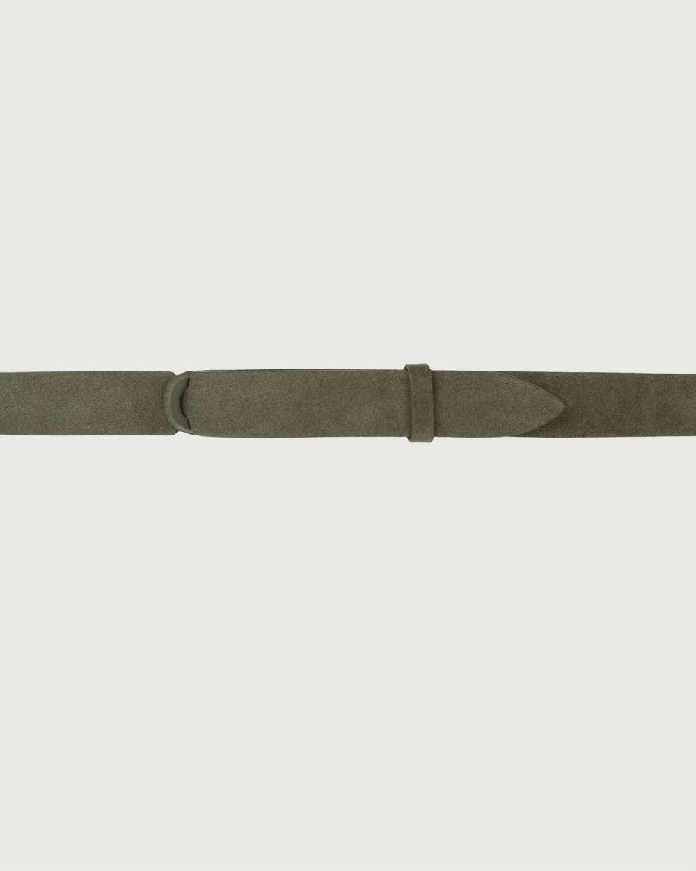 Orciani Cintura Nobuckle Suede in camoscio Promozione