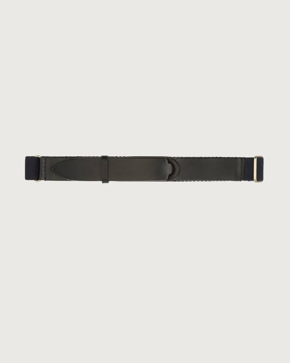 Orciani Cintura Nobuckle Kids Bull in cuoio e tessuto Offerta