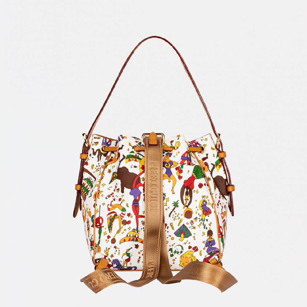 Piero Guidi PIERO GUIDI BACKPACK&BUCKET BAG "MANUELA"/ZAINO&SECCHIELLO Offerta speciale
