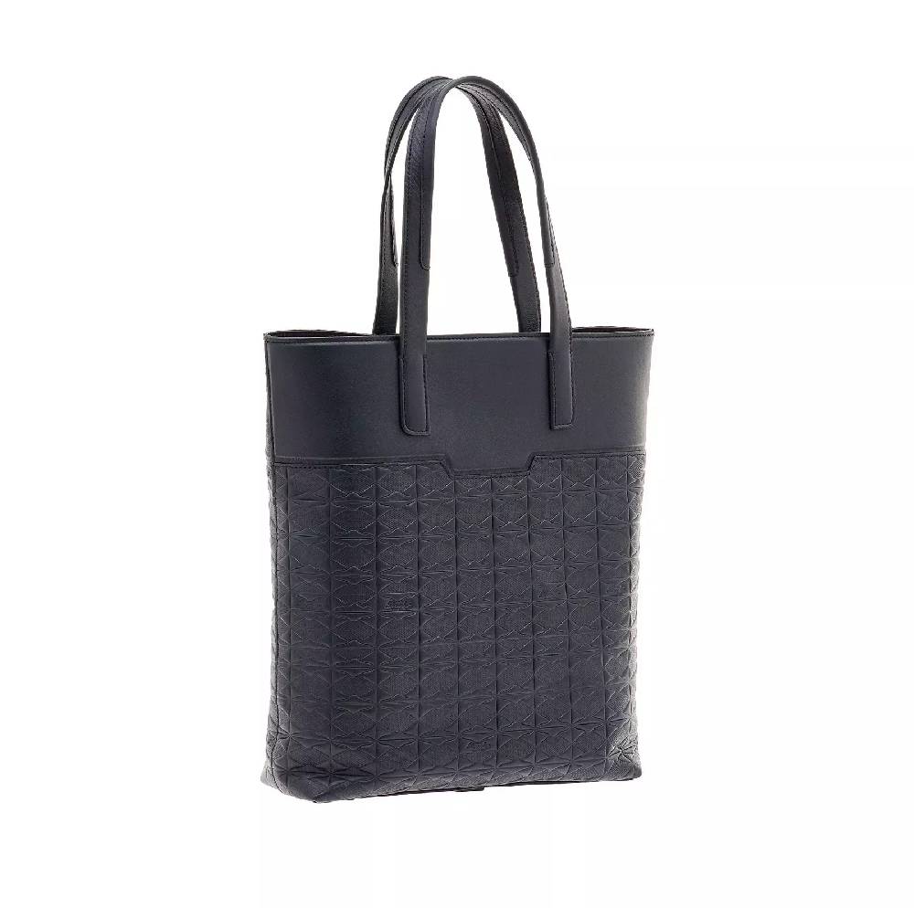 Pineider Vertical Shopping Bag Medium in Embossed Empress Spedizione gratuita