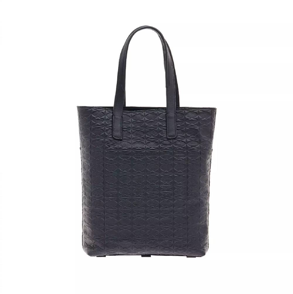 Pineider Vertical Shopping Bag Medium in Embossed Empress Spedizione gratuita