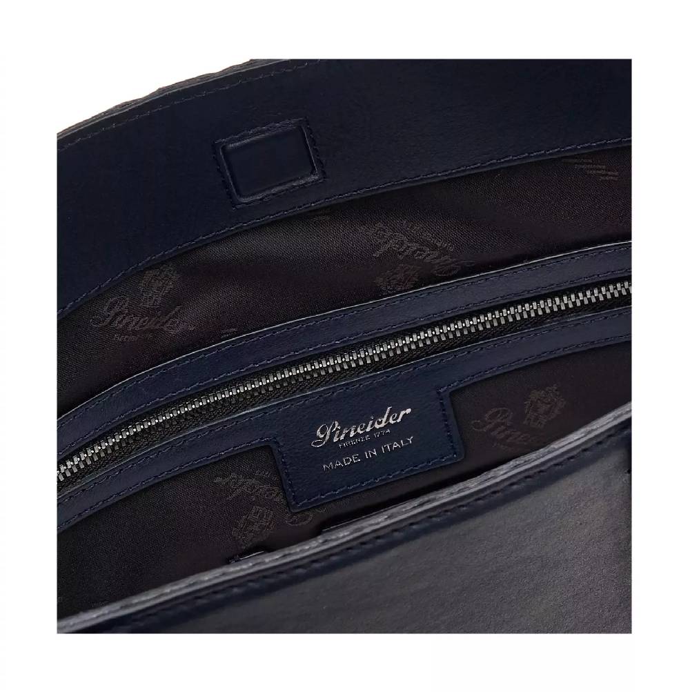 Pineider Vertical Shopping Bag Medium in Embossed Empress Spedizione gratuita