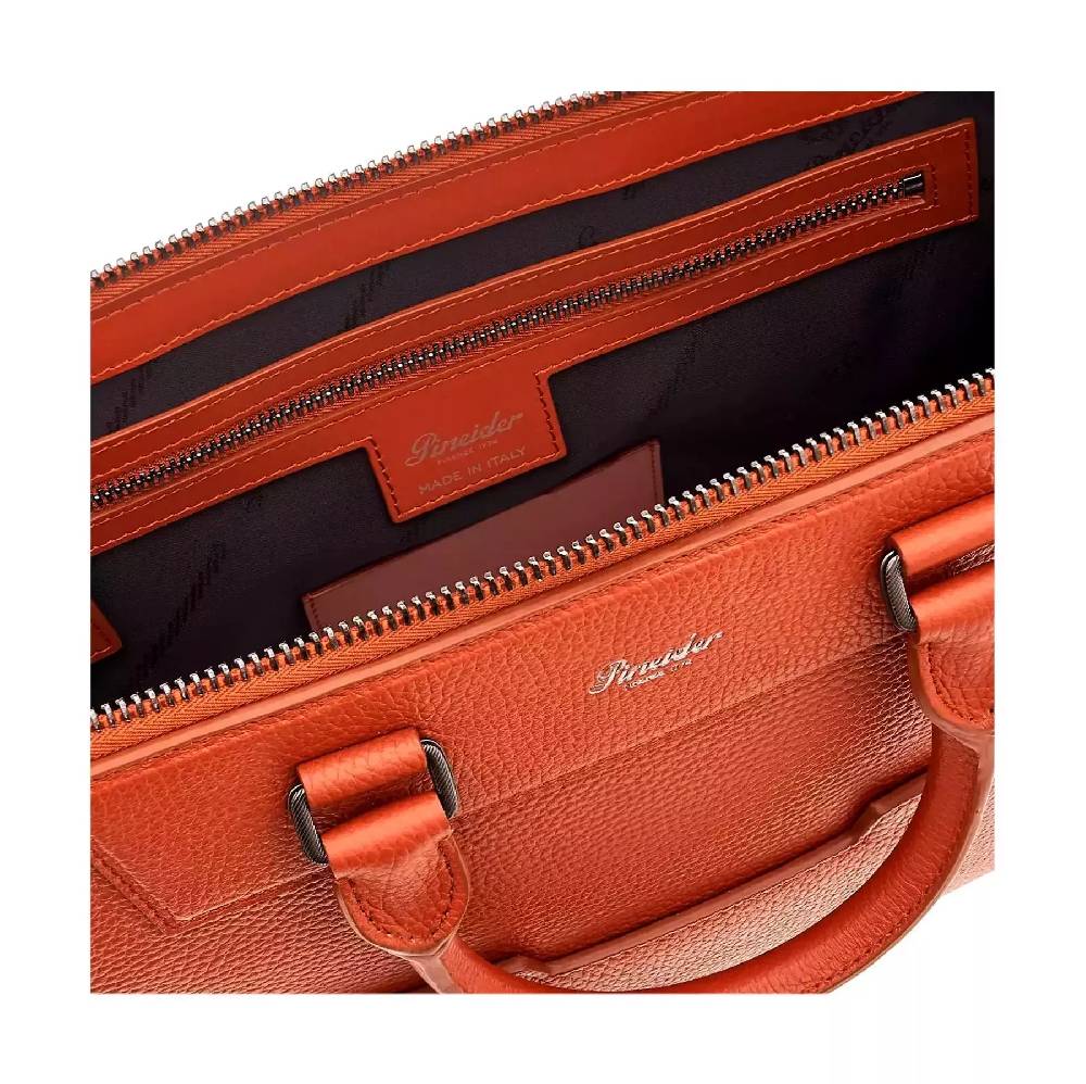 Pineider Slim Briefcase in Bottalato Fino al 50% di sconto