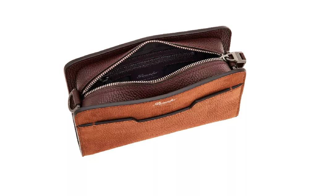 Pineider Odette Crossbody in Nabuk Sconto