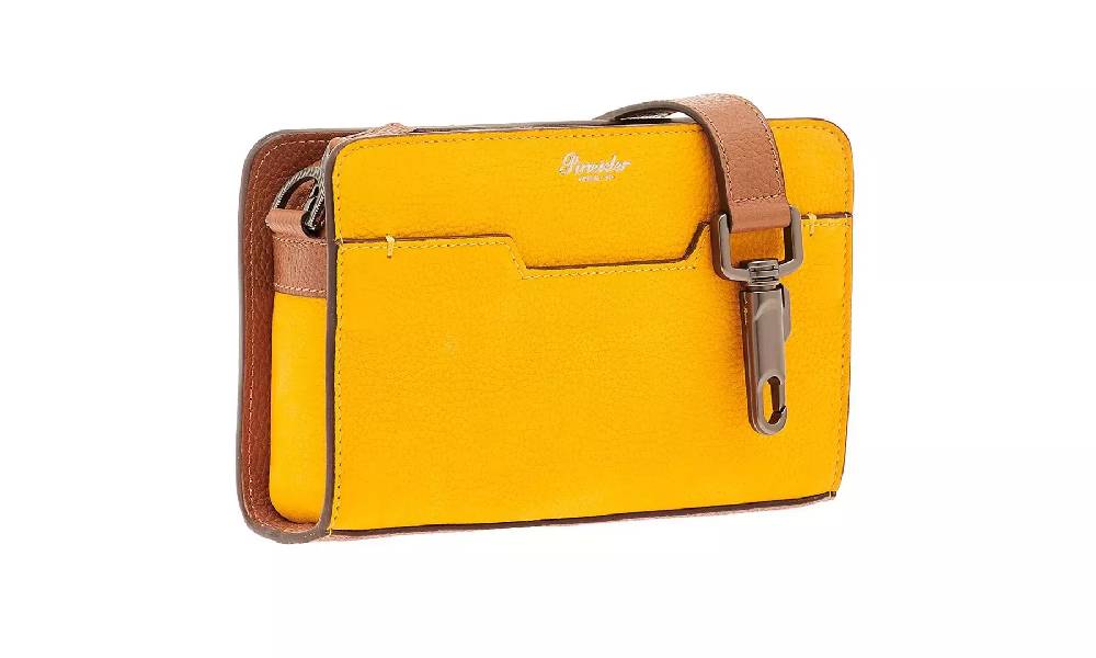 Pineider Odette Crossbody in Nabuk Sconto